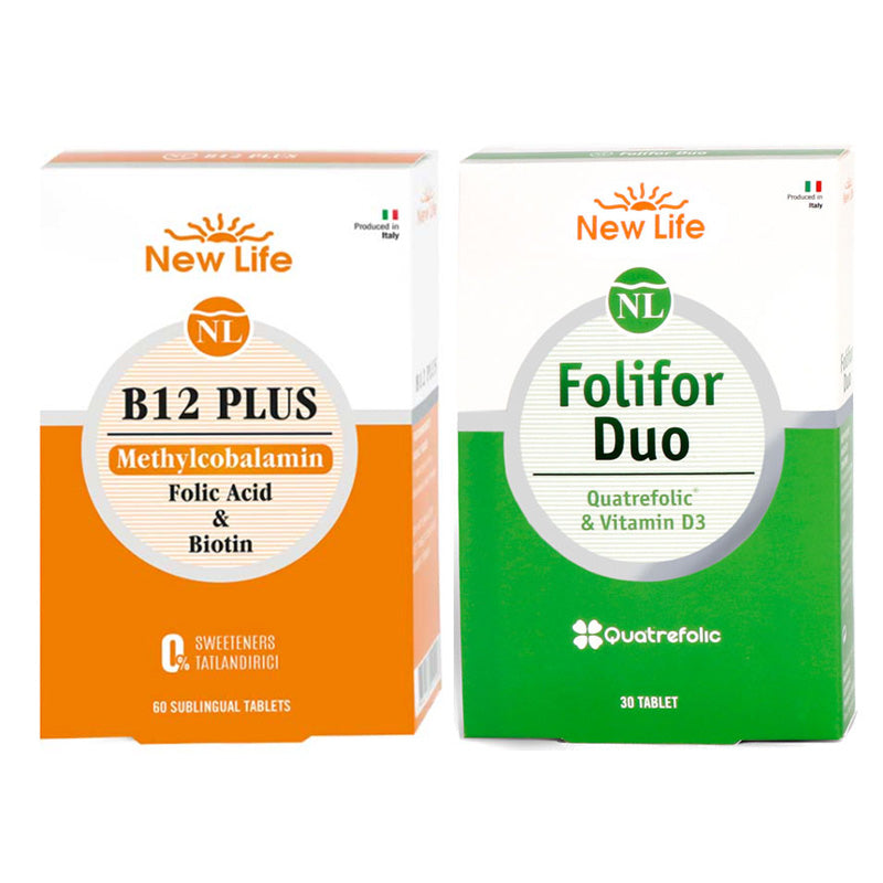 New Life B12 Plus 60 Tablet & Folifor Duo