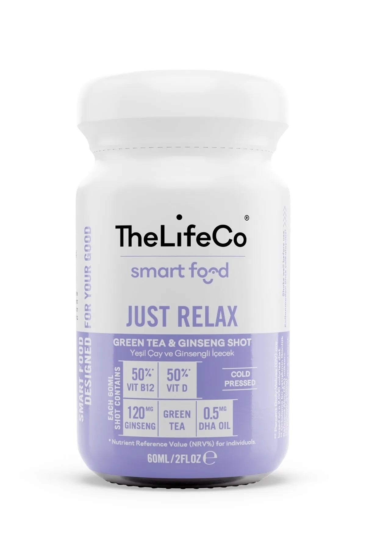 TheLifeCo Smartfood Just Relax Shot Içecek 60 ml