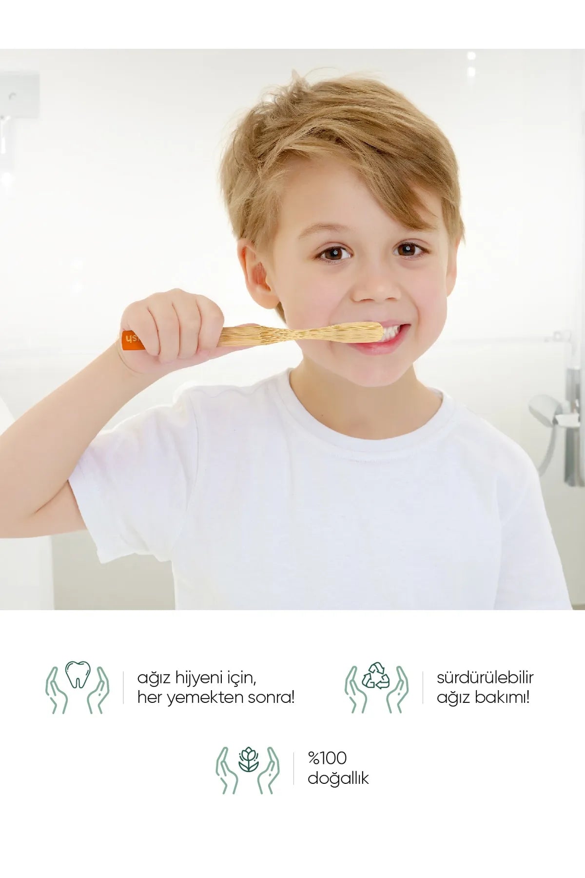 T-Brush Nano Ultra Soft Çocuk Diş Fırçası - Beyaz