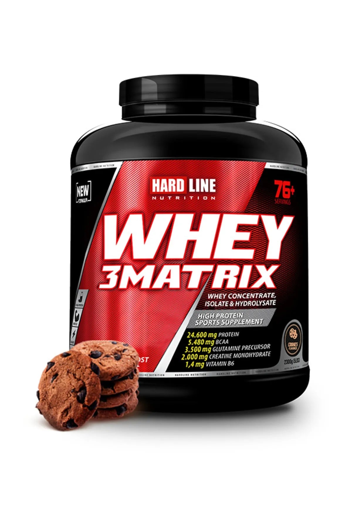 Hardline Nutrition Whey 3Matrix Kurabiyeli 2300 g