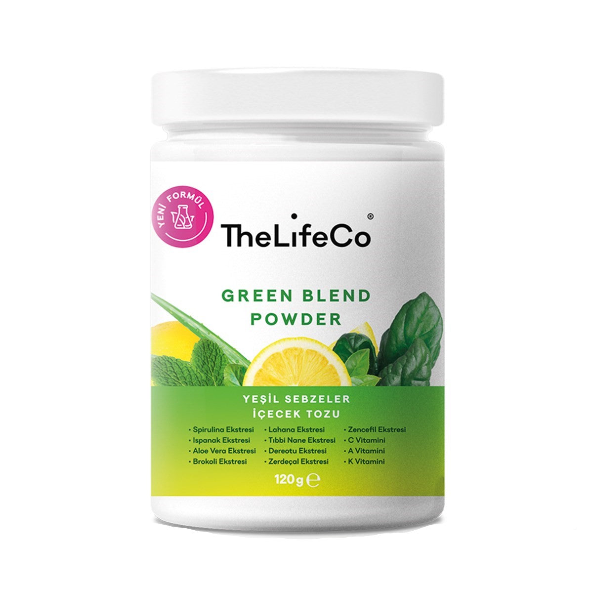 TheLifeCo Yeşil Sebzeler İçecek Tozu 120 g