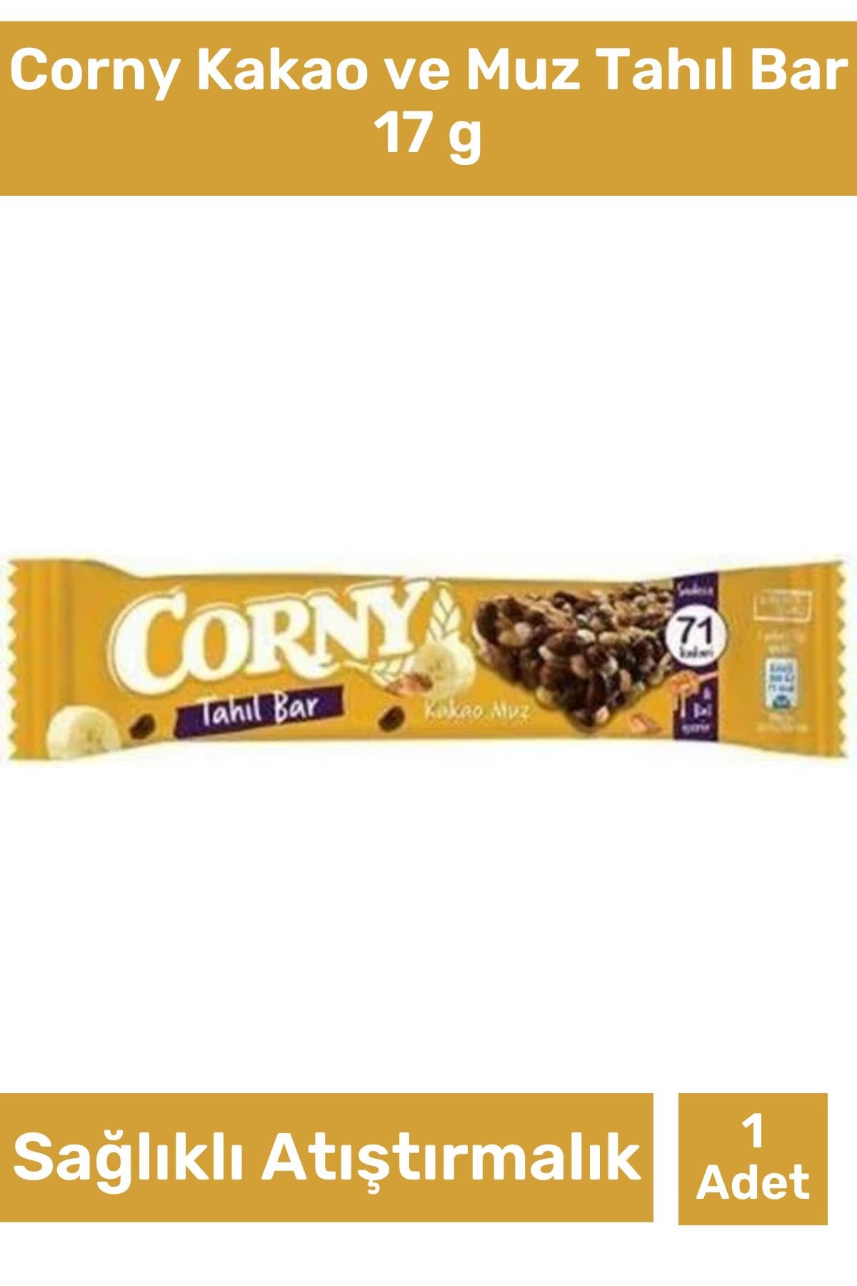 Corny Kakao ve Muz 17 gr Tahıl Bar
