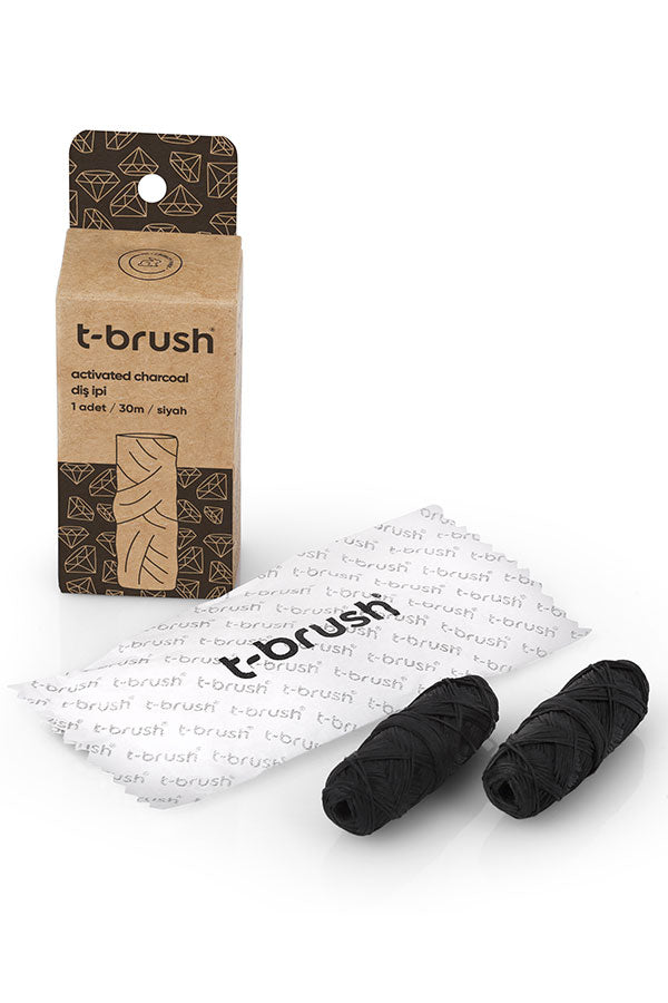 T-Brush Activated Charcoal Diş İpi Refill 2'li
