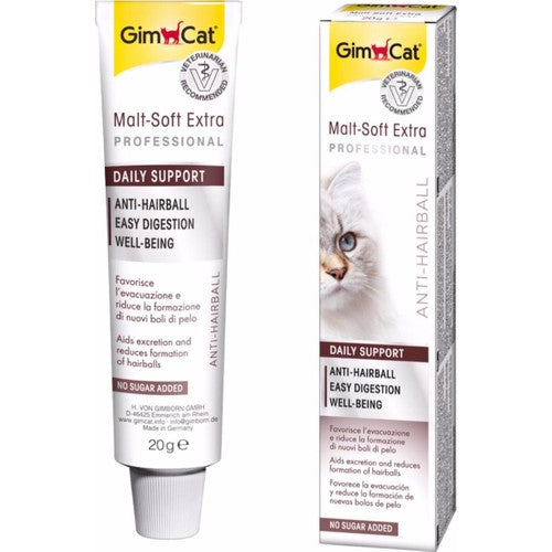 GimCat Malt-Soft Extra Tüy Yumağı Önleyici Kedi Macunu 20 g