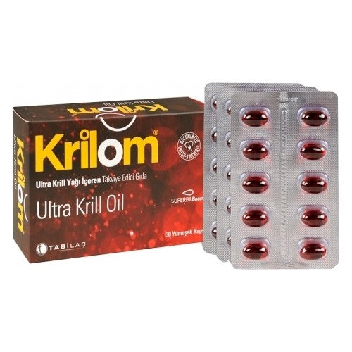 Krilom Ultra Krill Oil 30 Yumuşak Kapsül