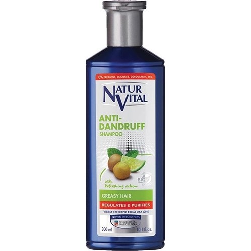 Natur Vital Anti Dandruff Yağlı Saçlar İçin Kepek Şampuanı 300 ml