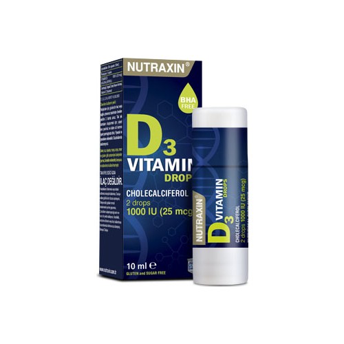Nutraxin Vitamin D3 1000 IU 10 ml Damla