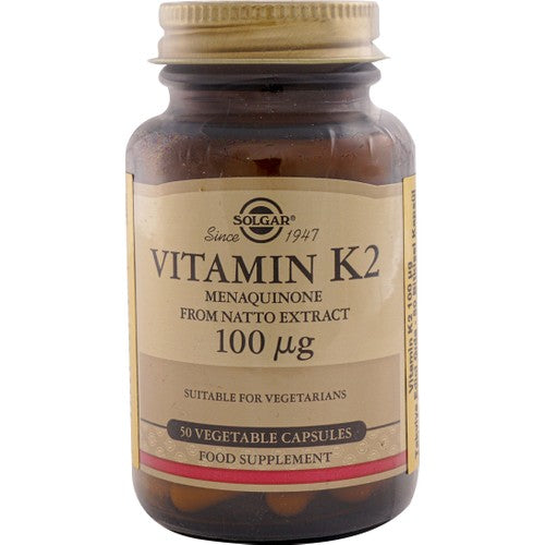Solgar Vitamin K2 MK-7 From Natto Extract 100 mcg 50 Kapsül
