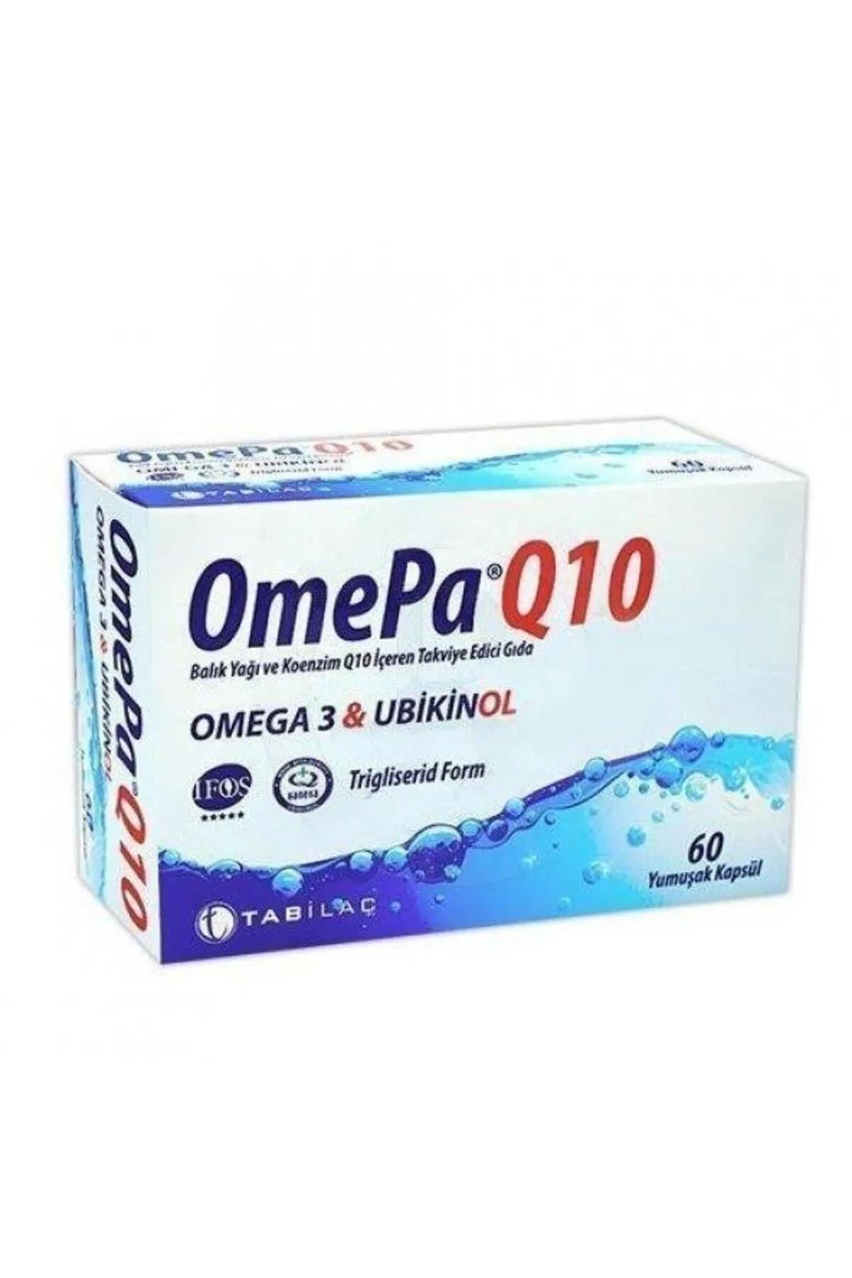 OmePa Q10 Omega 3 Ubiquinol 60 Yumuşak Kapsül