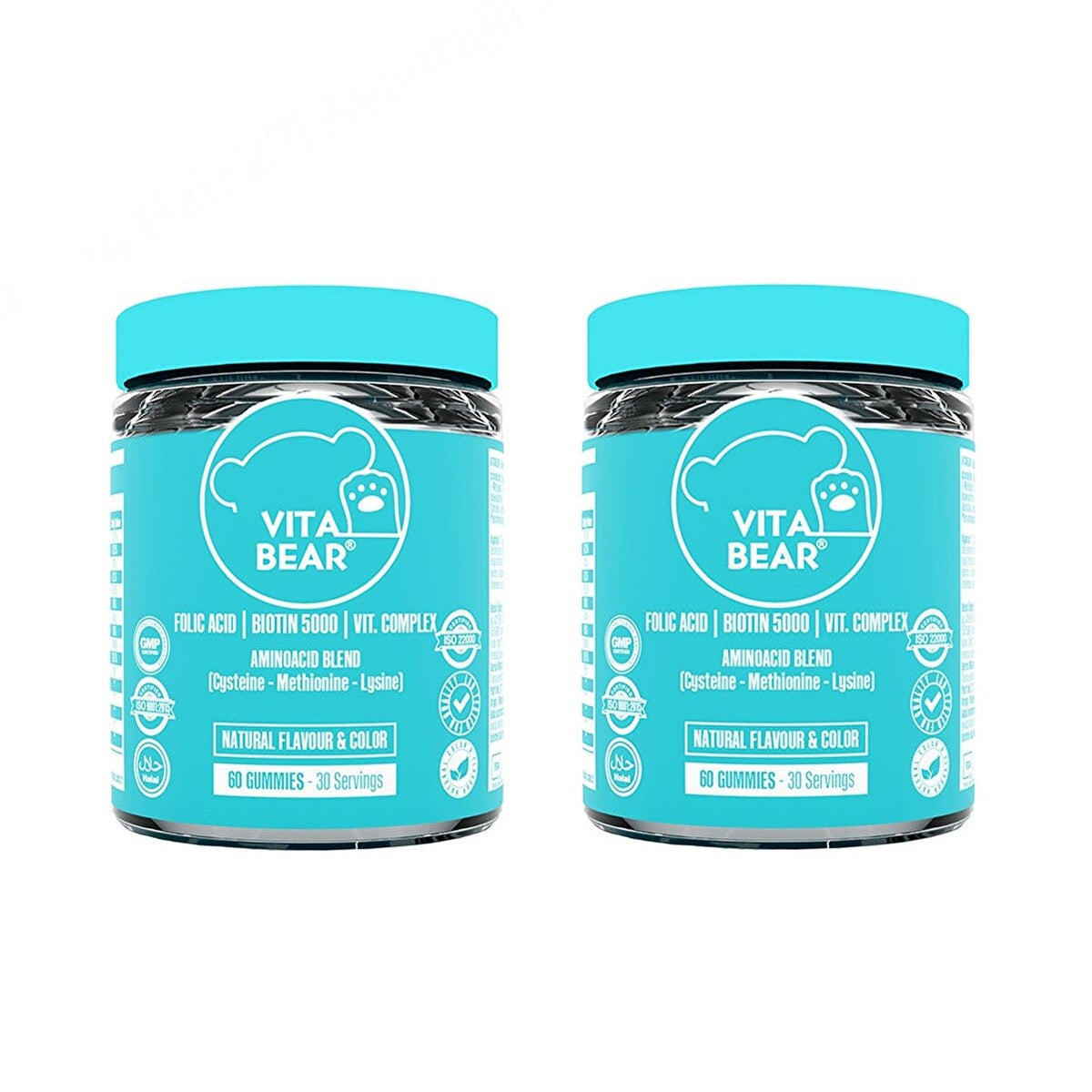 Vita Bear Strong Hair Gummy Vitamin 60 Adet 2'li Paket