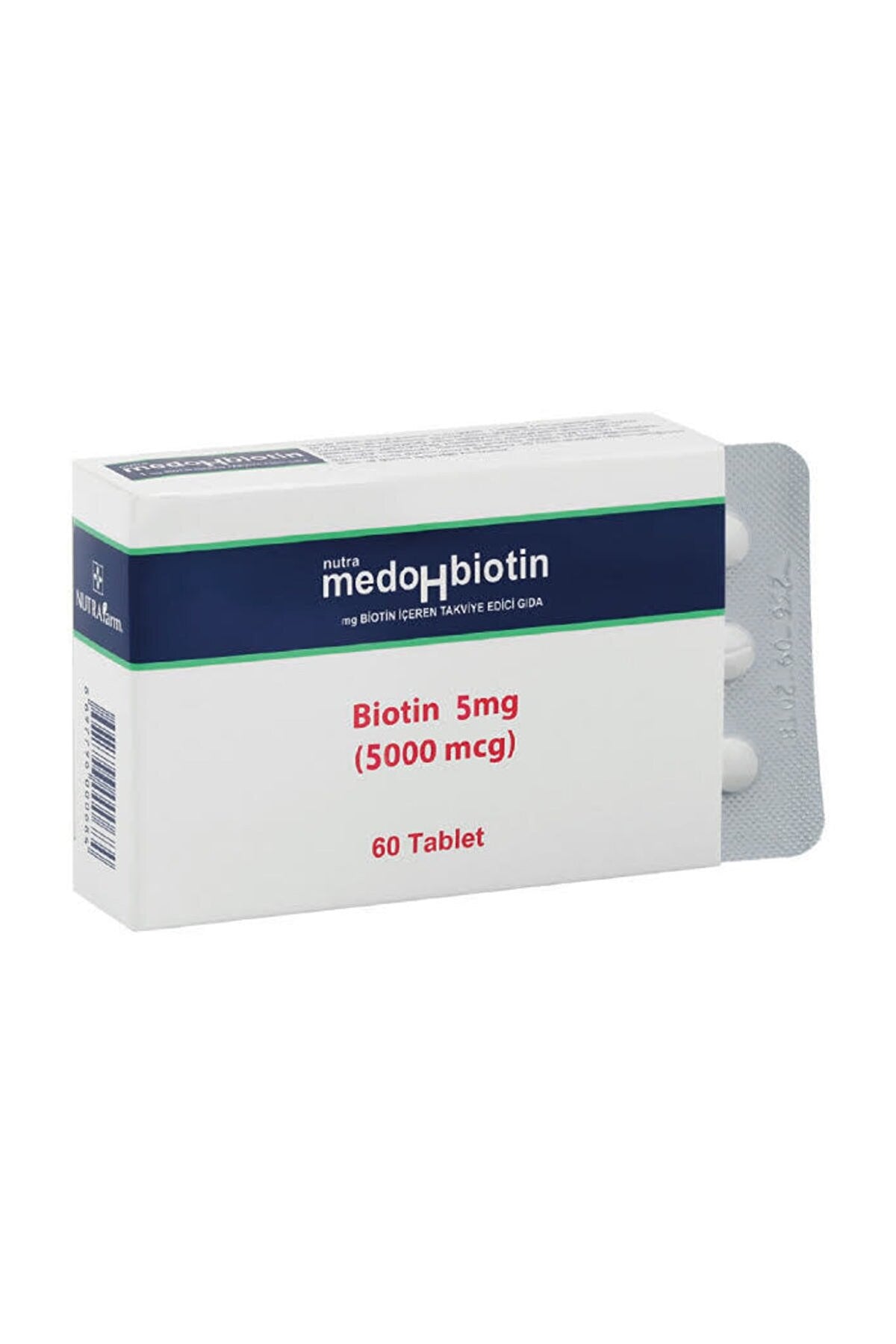 Dermoskin Medohbiotin 5 mg 60 Tablet