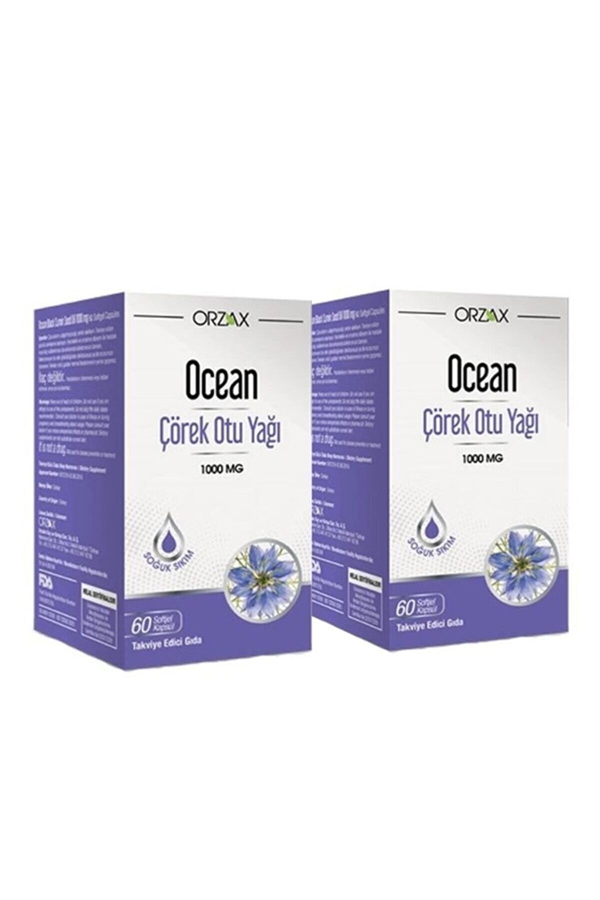 Ocean Çörek Otu Yağı 1000 mg 60 Kapsül 1 Alana 1 Bedava