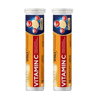 Melines Nutraxin Efervesan Vitamin C-D-Zınc 15 Tablet 2'li Paket