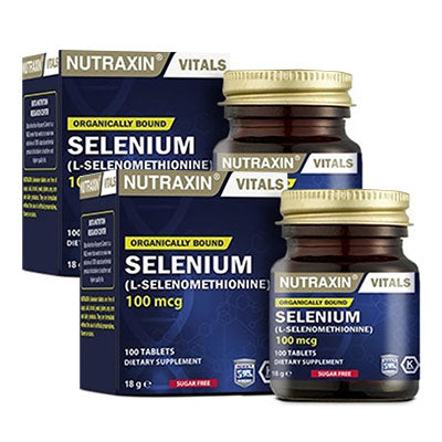 Nutraxin Selenium 100 Mcg 100 Tablet 2'li Paket