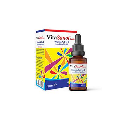 Allergo VitaSanol Drops A,C,D3 30 ml Damla - fit1001
