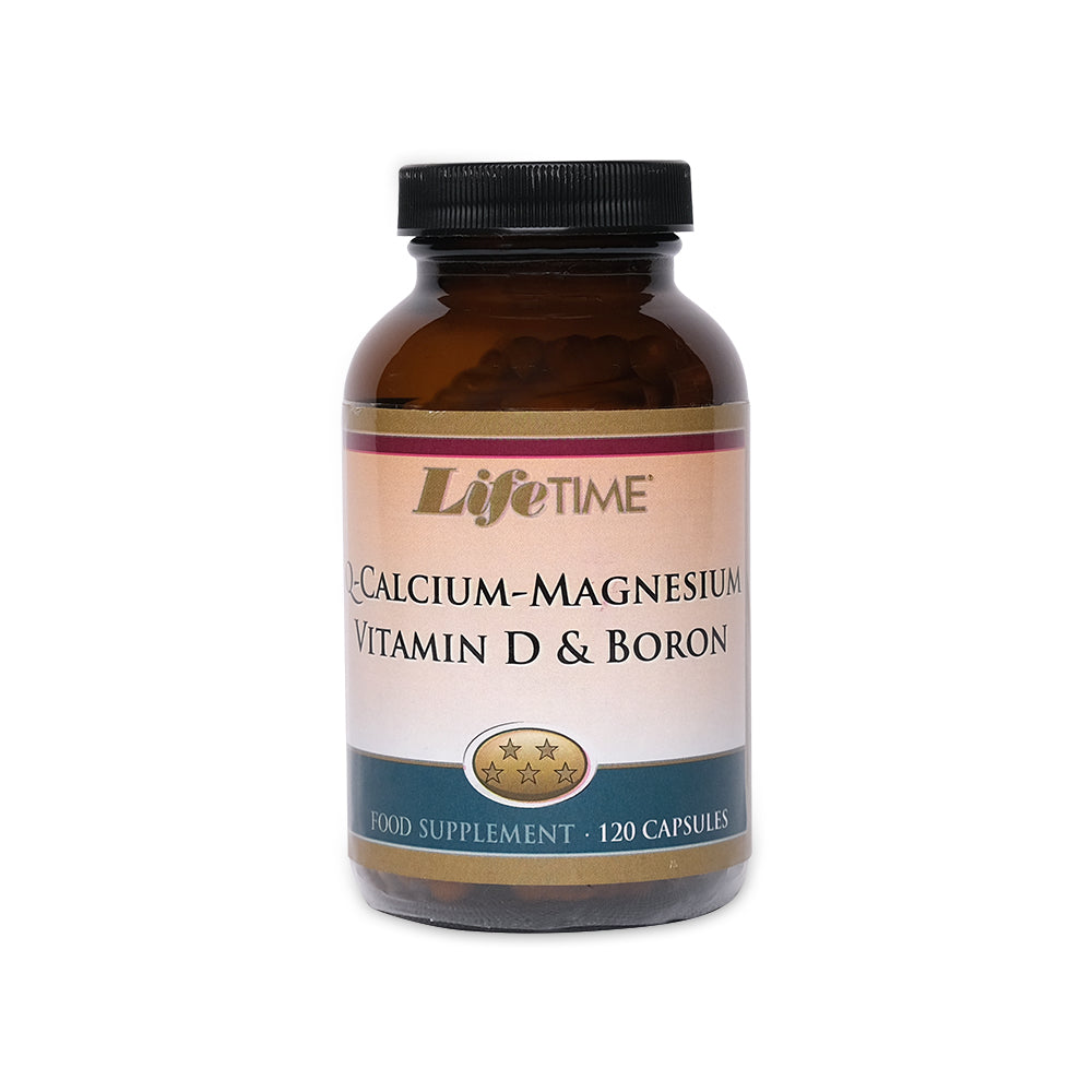 LifeTime Q-Calcium Magnesium Vitamin D & Boron 120 Kapsül - fit1001