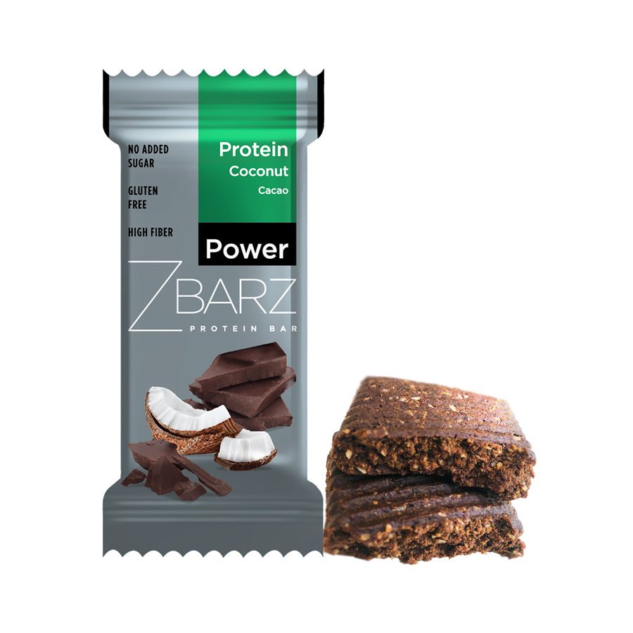 Zbarz Power Protein Hindistan Cevizi ve Kakaolu Bar 35 g