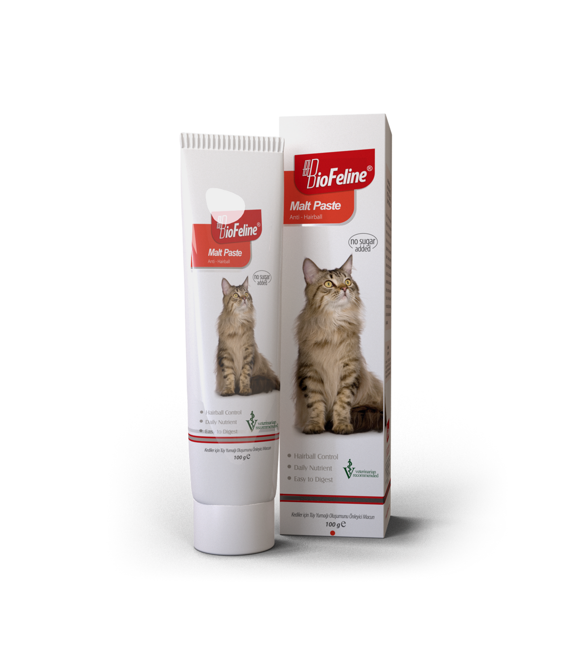 BioFeline Malt Paste 30 g (Kediler İçin Tüy Yumağı Önleyici Anti-Hairball Malt Macun)