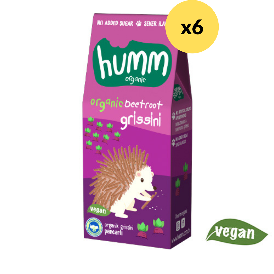 Humm Organic Pancarlı Vegan Grissini 75 g 6'lı Paket