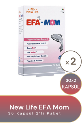 New Life EFA Mom 30 Kapsül 2'li Paket