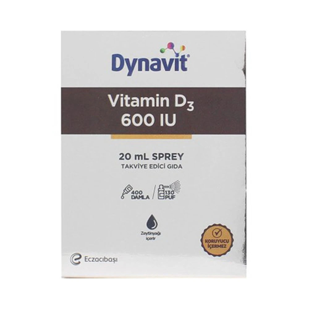 Dynavit Vitamin D3 600 IU Sprey 20 ml