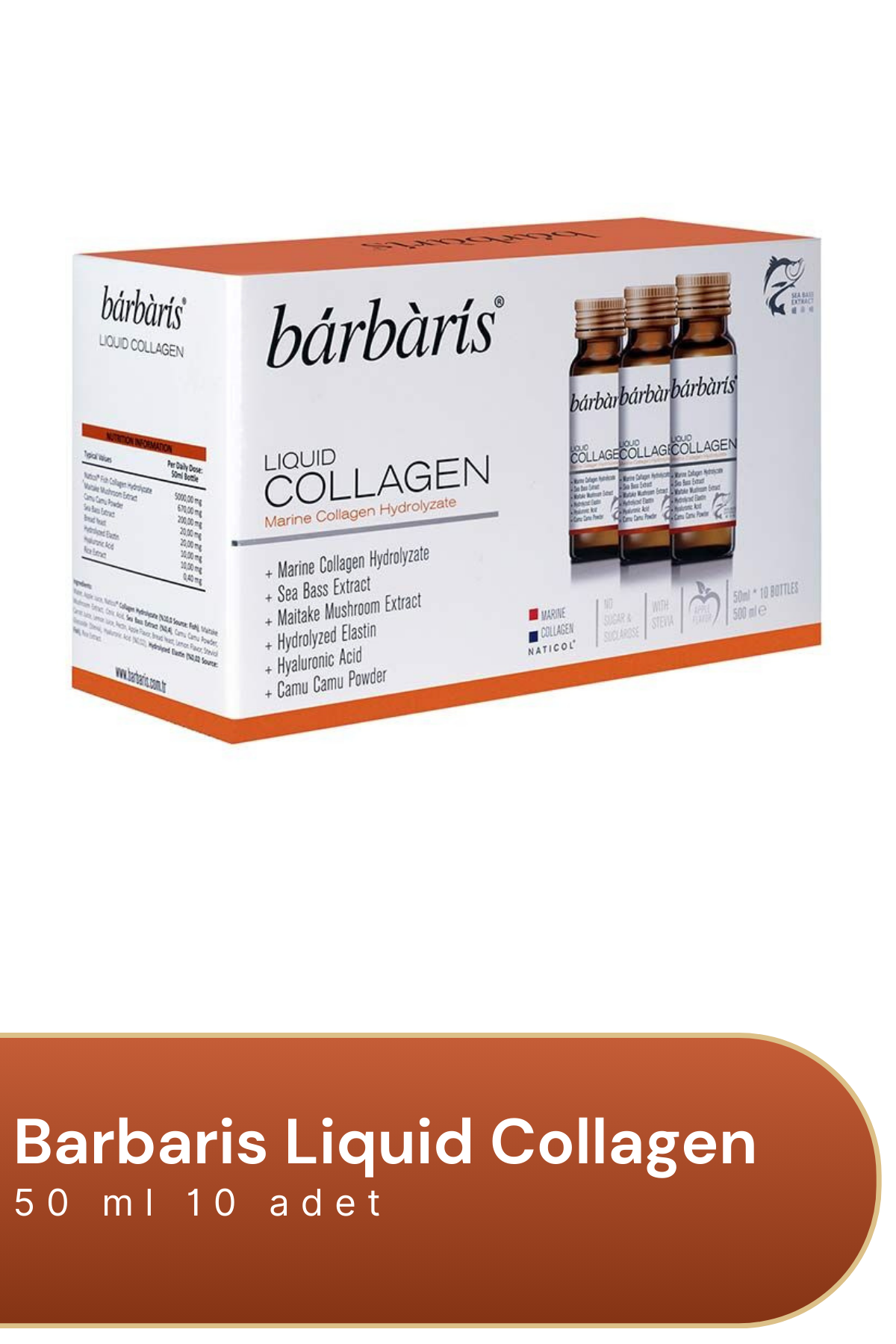 Barbaris Liquid Collagen 10 x 50 ml