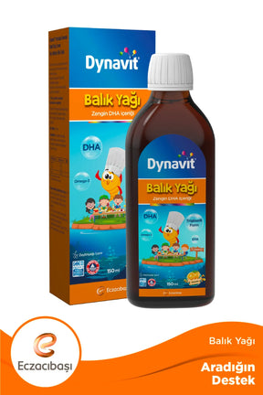 Dynavit Portakal Aromalı Balık Yağı 150 ml