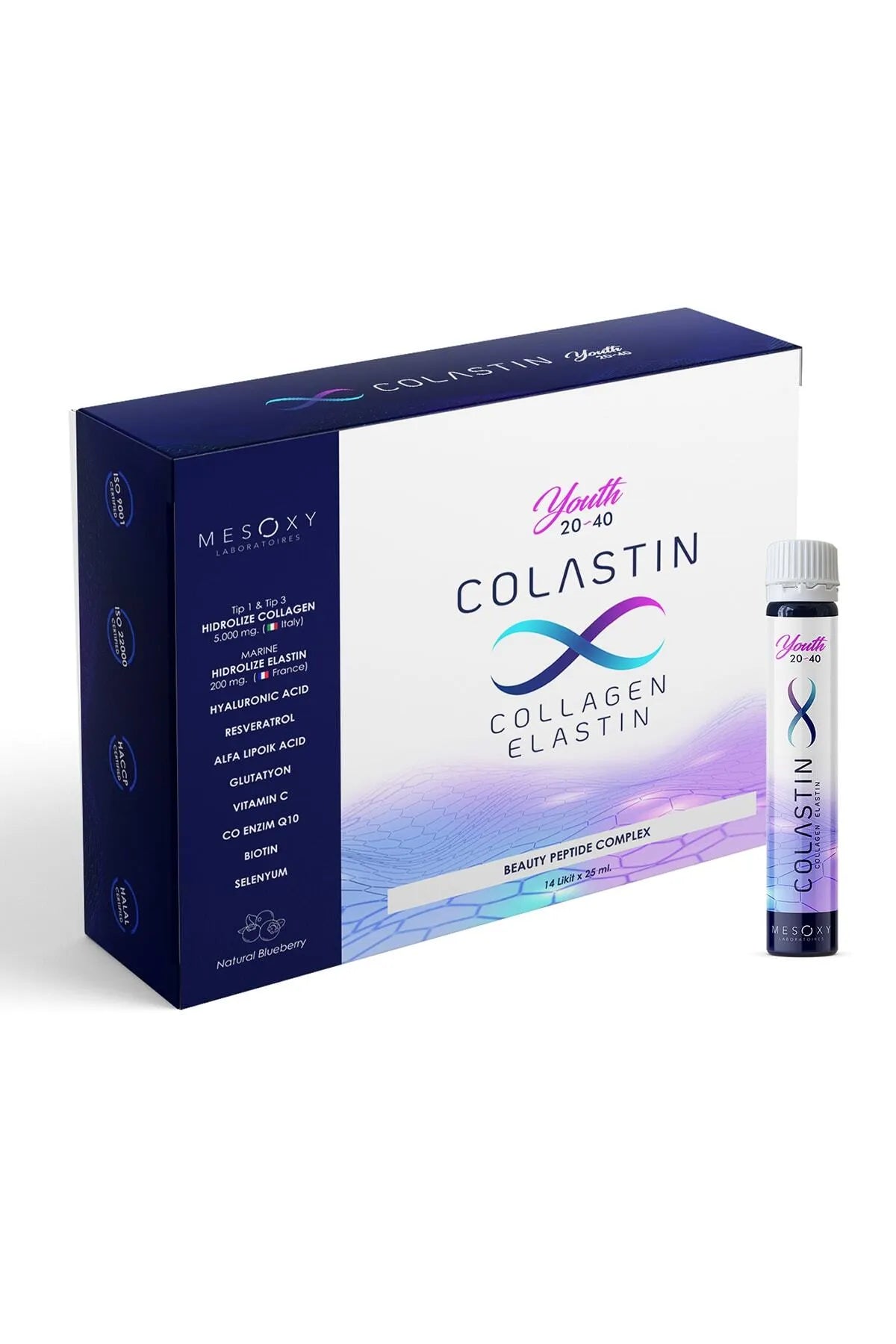Colastin Youth Collagen Elastin 25 ml x 14 Shot