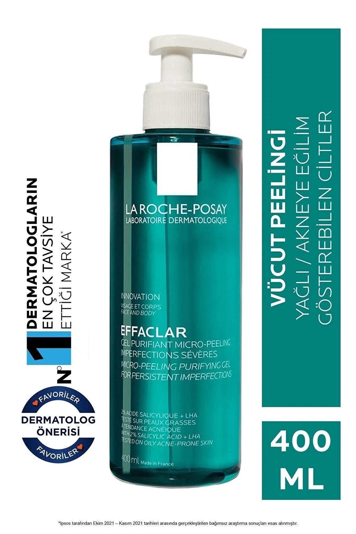 La Roche Posay Effaclar Mikro Peeling Arındırıcı Jel 400 ml