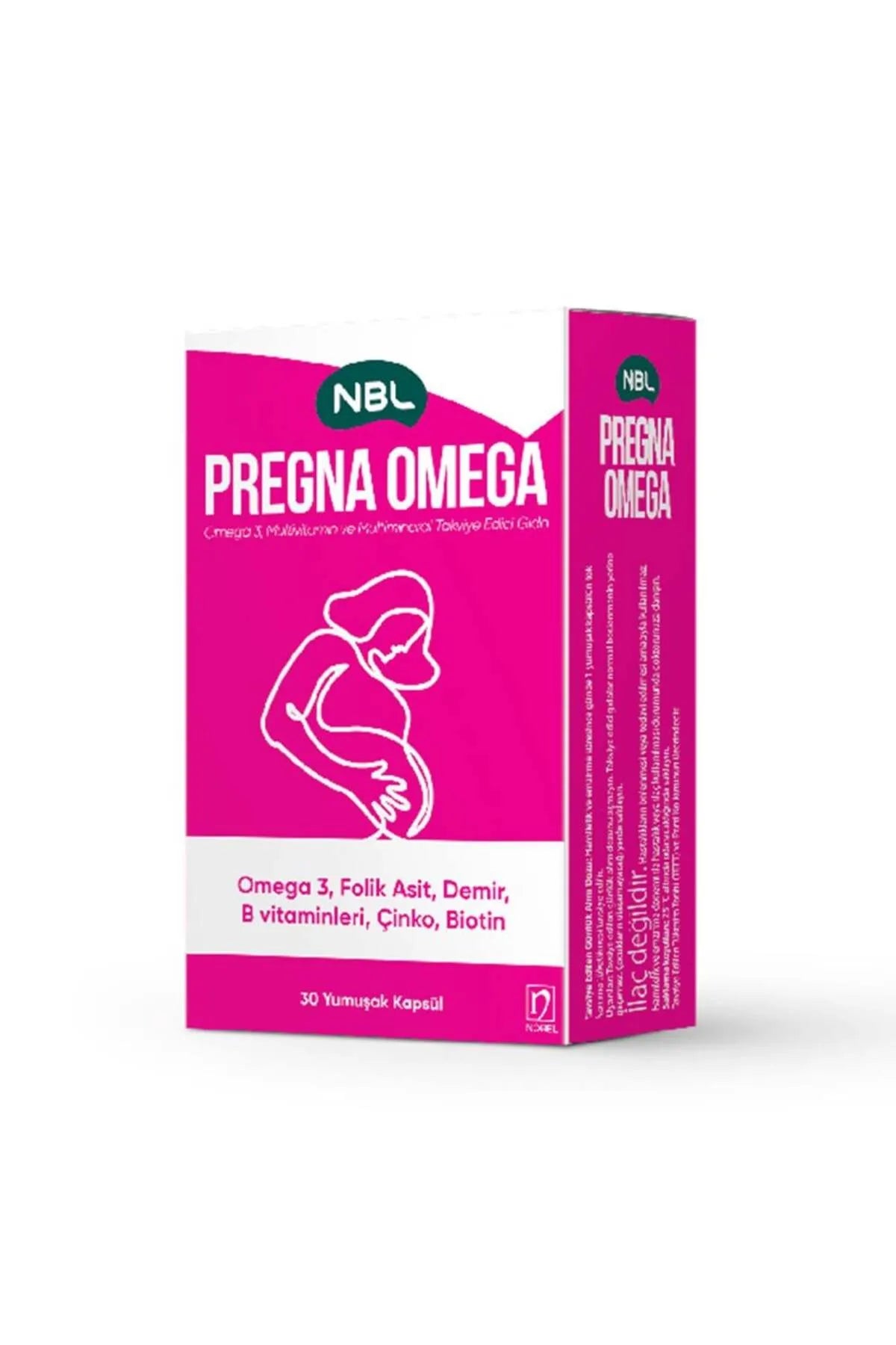 NBL Pregna Omega 30 Yumuşak Kapsül