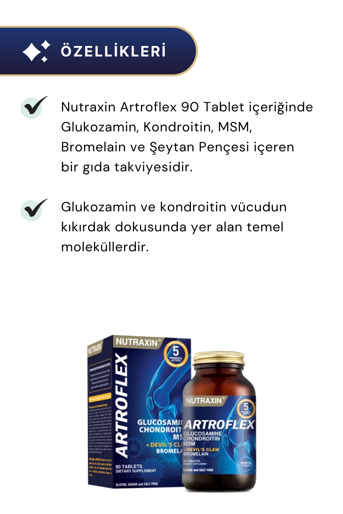 Nutraxin Artroflex 90 Tablet 2'li Paket