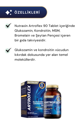 Nutraxin Artroflex 90 Tablet 2'li Paket
