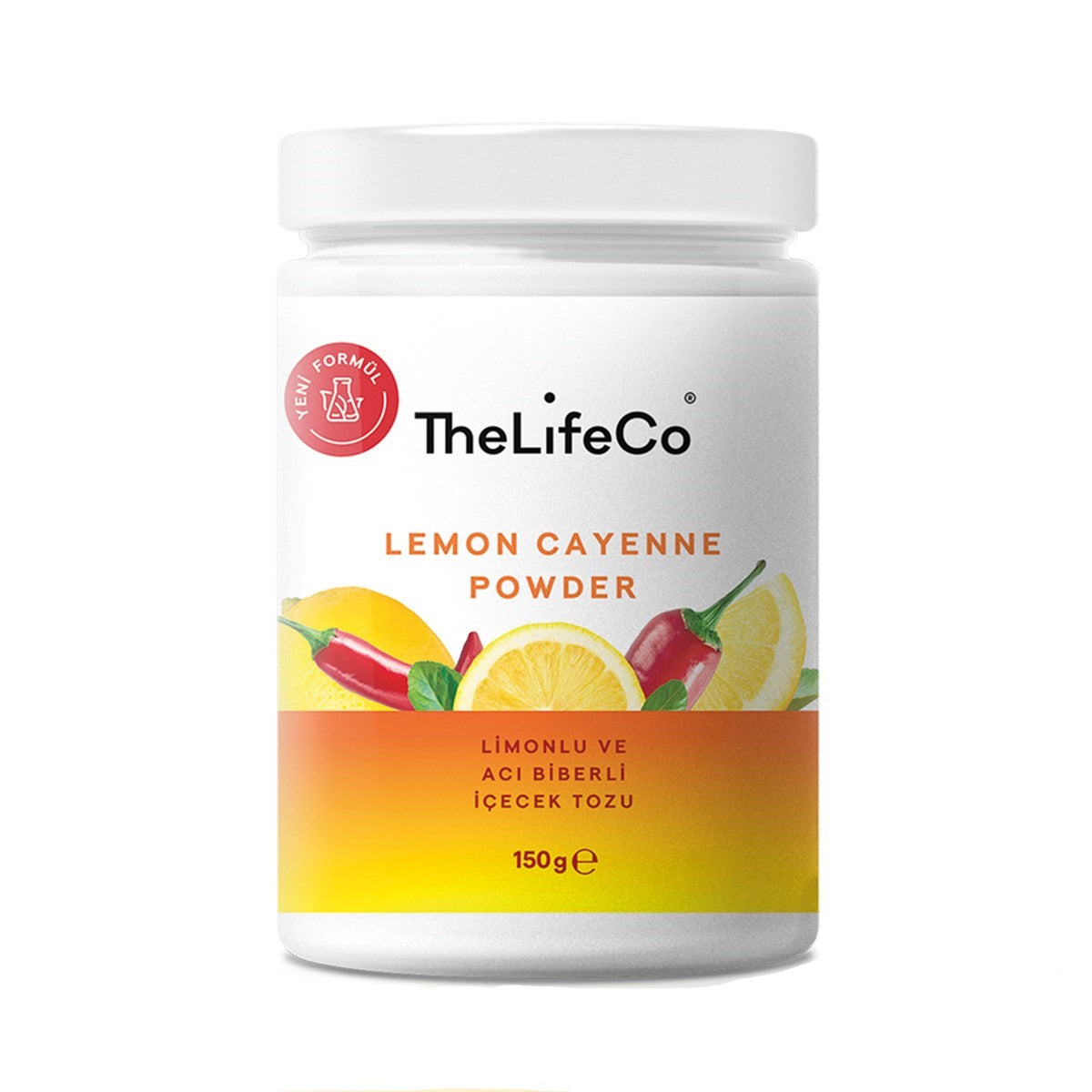 TheLifeCo Limonlu Acı Biberli İçecek Tozu 150 g