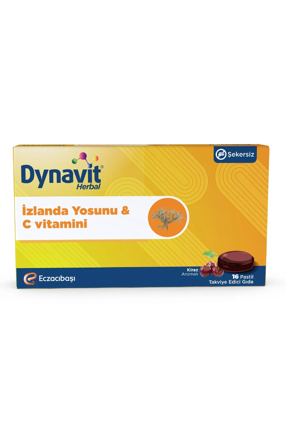 Dynavit Herbal İzlanda Yosunu ve C Vitamini 16 Pastil