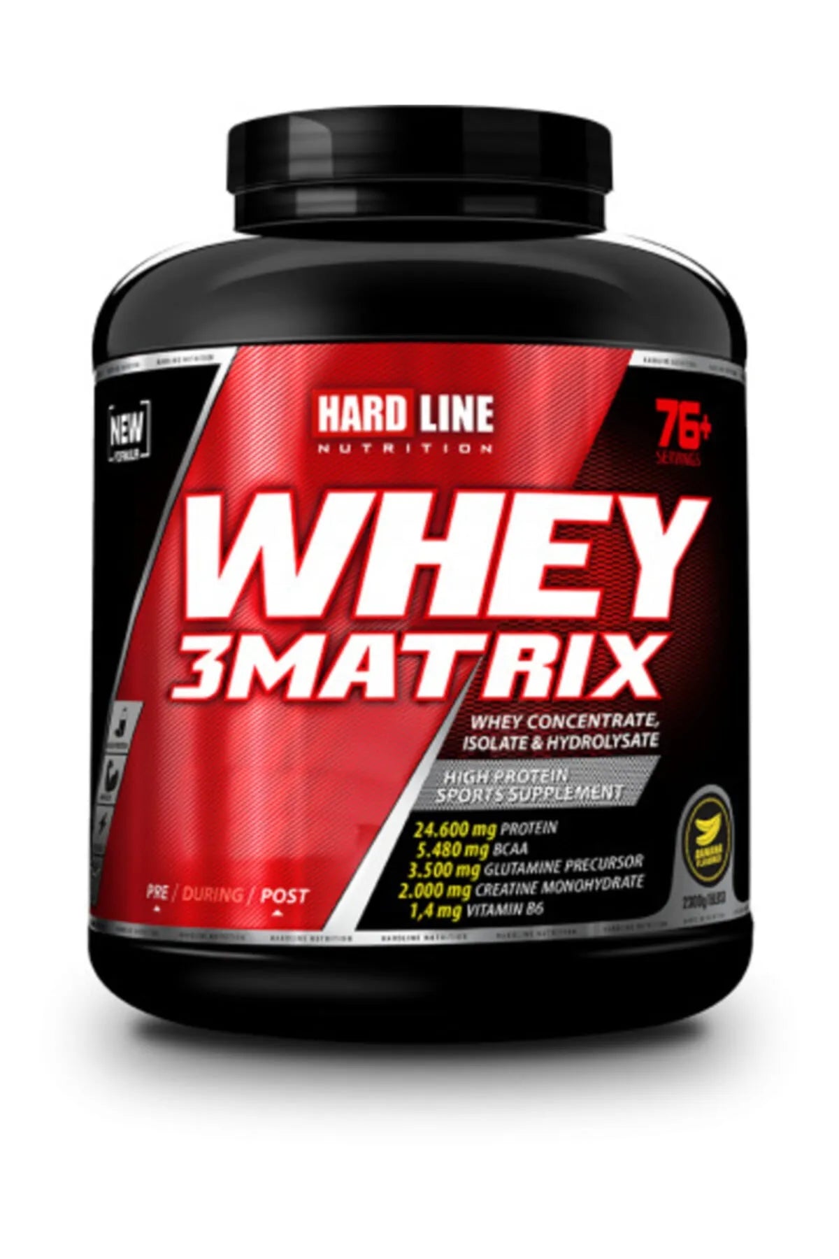 Hardline Nutrition Whey 3Matrix Muzlu 2300 g
