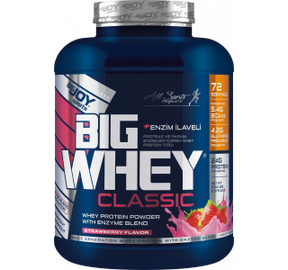 BigJoy Sports BIGWHEY Whey Protein Classic Çilek 2376g 72 Servis