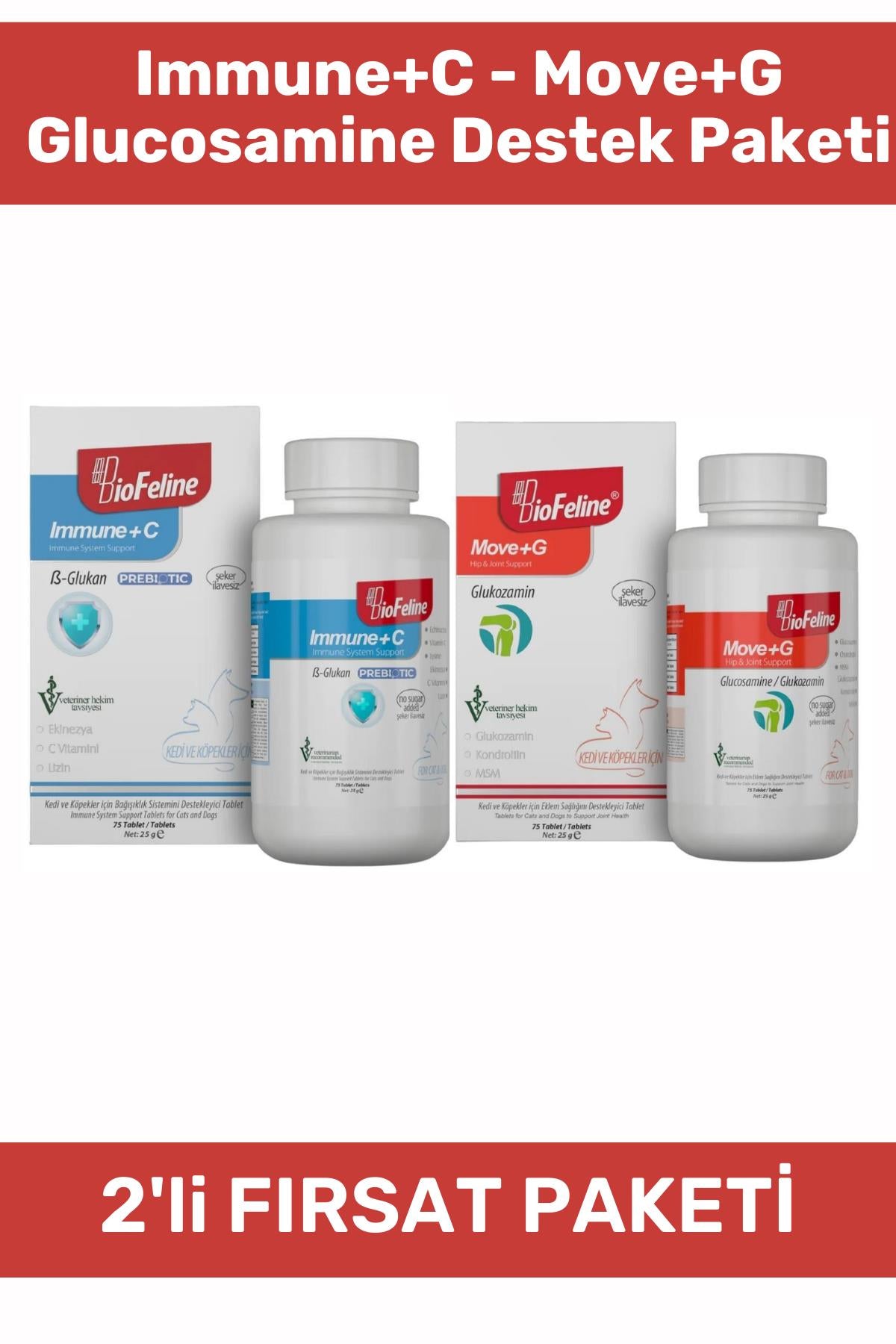 BioFeline Move+G 75 Tablet & BioFeline Immune+C 75 Tablet