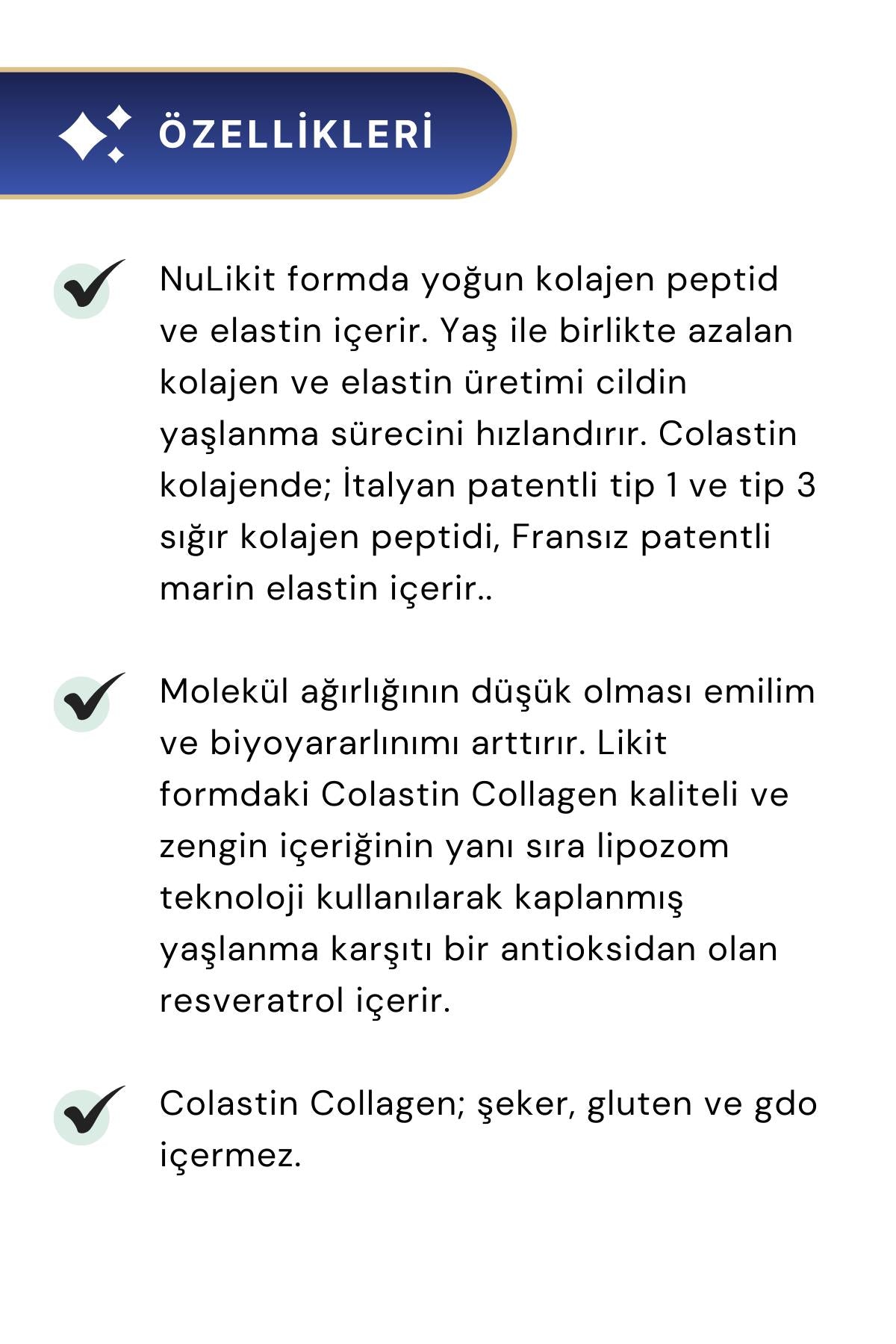 Colastin Collagen Elastin 50 ml x 14 Shot 3'lü Paket