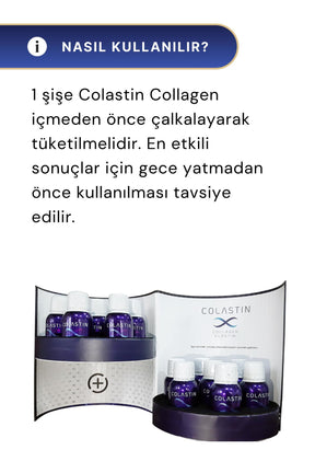 Colastin Collagen Elastin 50 ml x 14 Shot 2'li Paket
