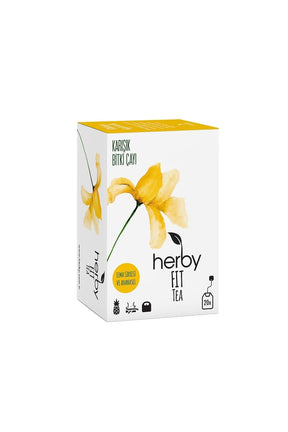 Herby Fit Tea Elma Sirkeli ve Ananaslı 20'li Bitki Çayı 2'li Paket