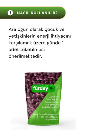 Fürdey Doğal Orman Meyve Aromalı Sağlıklı Atıştırmalıklar 90 g 6'lı Paket
