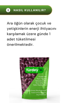 Fürdey Doğal Orman Meyve Aromalı Sağlıklı Atıştırmalıklar 90 g 2'li Paket