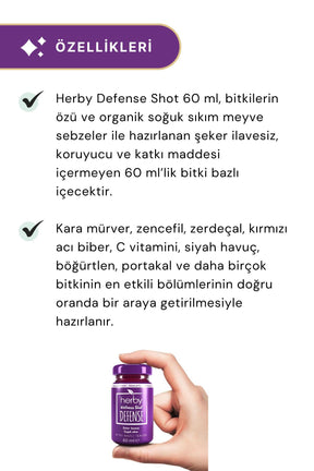 Herby Defense Shot 60 ml 12'li Paket