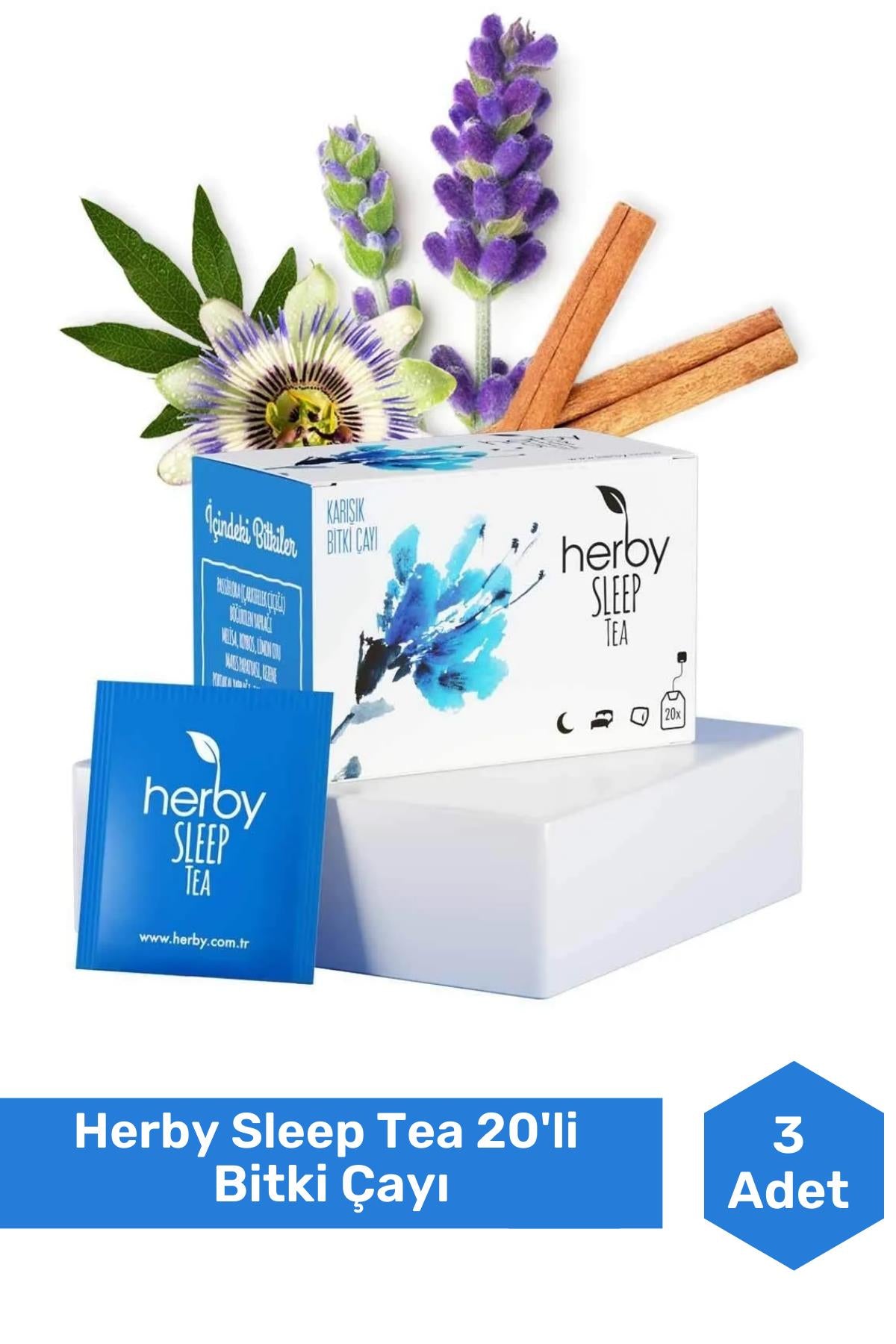 Herby Sleep Tea 20'li Bitki Çayı 3'lü Paket