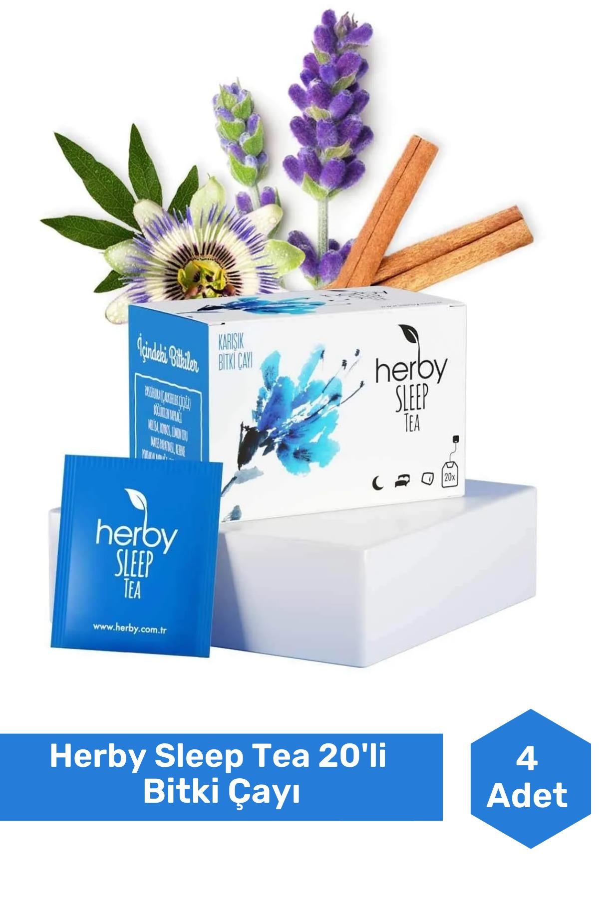 Herby Sleep Tea 20'li Bitki Çayı 4'lü Paket