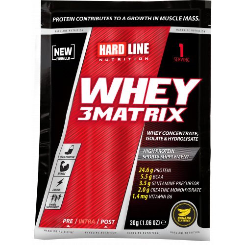 Hardline Nutrition Whey 3Matrix Muzlu 30 g 1 Saşe