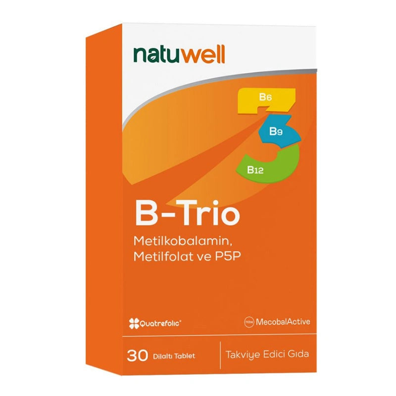 Natuwell B-Trio 30 Dilaltı Tablet