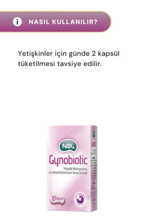 NBL Gynobiotic 10 Kapsül 3'lü Paket