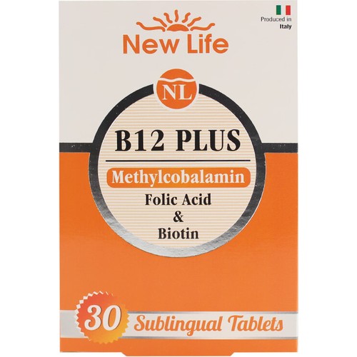New Life Metilkobalamin B12 Plus 1000 Mcg 30 Dilaltı Tablet