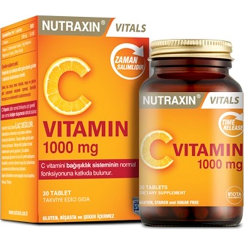 Nutraxin C Vitamini 1000 Mg Zaman Salınımlı 30 Tablet